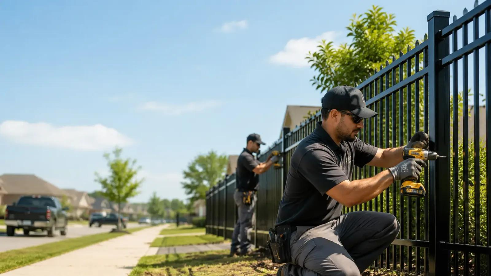 Metal Fence Installation in Bellville, OH